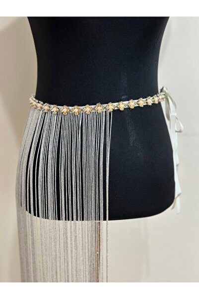 LALE El İşlemesi Püsküllü Kemer