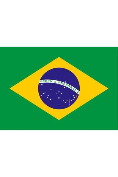 Uniquetrenders Brezilya Bayrağı  30x45 cm.