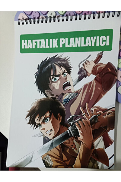 nihonwosekai AOT Titana Атака Аніме Планувальник A4 Розмір 40 Аркушів