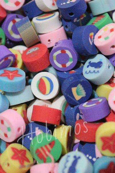 Hobimos 25 τεμάχια ωκεανός, θαλάσσια ζώα Μοντέλο Φιγούρα Fimo Κοσμήματα Κατασκευής Χάντρες