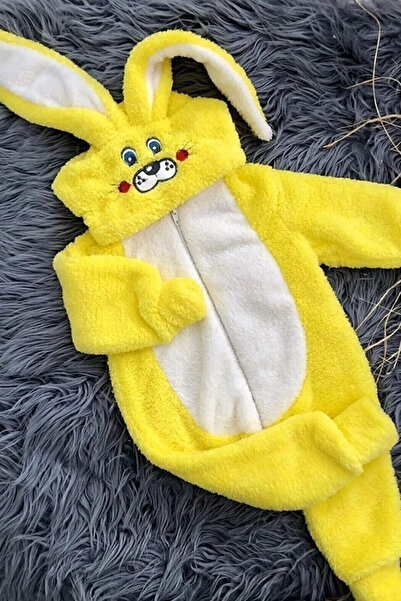 Beniizle Çocuk Welsoft Tavşan Kulaklı Kışlık Tulum