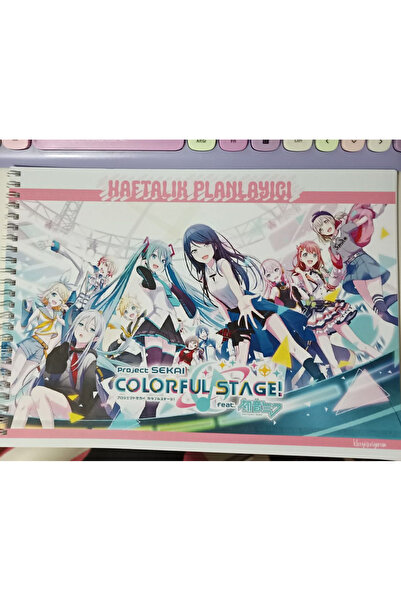 nihonwosekai Hatsune Miku Pjsekai Planificator Anime Colorat Dimensiune A4 40...