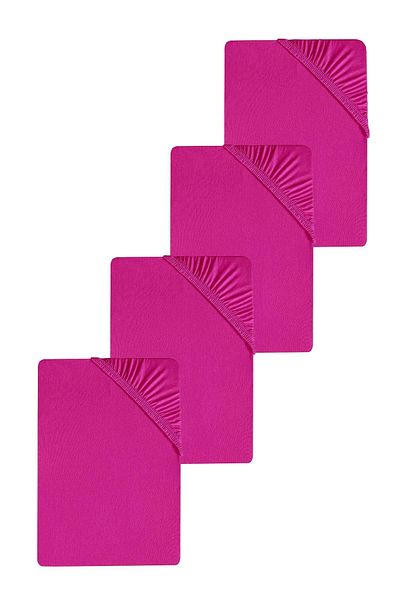 COTENCONCEPT 4 قطع ملاءة مفردة من القطن الممشط مقاس 120 × 200 × 30 سم