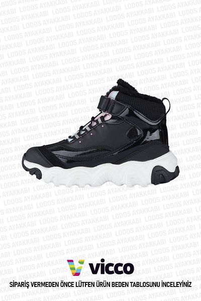 Vicco Radus Model Furry Light Phylon Unisex Παιδικές μαύρες μπότες εξωτερικού χώρου