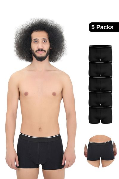 CENKO Ανδρικά 5 τεμάχια Lycra Slim Fit Thin Fabric Οικονομικά Boxers σε Ειδικό Κουτί Κατάλληλα για Καθημερινή Χρήση