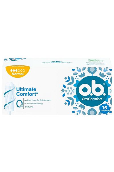 o.b. برو كومفورت عادي 16 قطعة