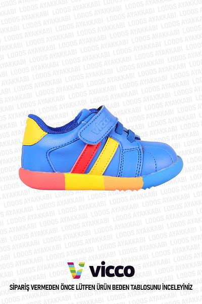 Vicco Heika Model Phylon Saks Blue Sports Shoes for Baby Boy and Child