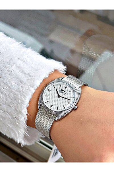 Slazenger Special Design Silver Color Mesh Steel Band Women's Wristwatch 2261