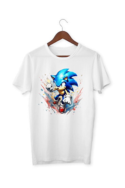ALPŞAN TİCARET Μπλουζάκι Sonic 00007 Model - Μπλουζάκι για παιδιά και ενήλικες