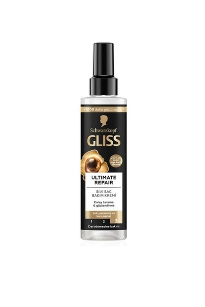 Gliss بلسم سائل للشعر التالف والجاف للغاية من Ultimate Repair، 200 مل