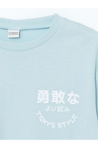 LC Waikiki Tricou pentru băiat cu gât crew de sezon nou - S55775Z4