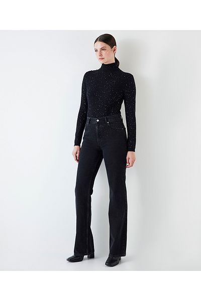 İpekyol Hotfix Printed Jean Pants - Relaxed Fit
