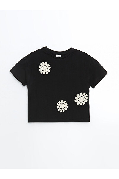 LC Waikiki RMZ GİYİM FARKIŞİLLERİNE ZERO Tricou pentru fete cu guler Roba și ...