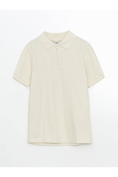 LC Waikiki Νέα Σεζόν Polo Yaka Δομημένο Αγόρι T-shirt - S55736Z4