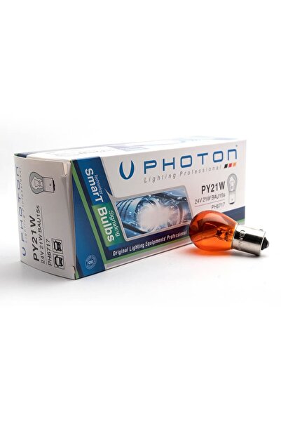 Photon Py21w 24v 93 Amber Şaşı Tırnak 10 Adet Ph6717