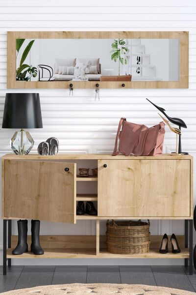 DECORMET Blass Ayakkabılık Safir Meşe