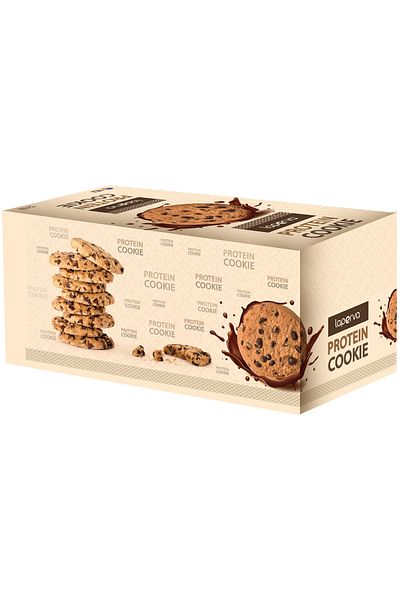 Laperva Protein Cookie, Box Of 20 Pieces, Chocolate Chip,low In Calories, Keto Diet-friendly.