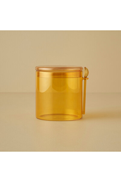 Bella Maison Colors Kaşıklı Kavanoz Amber (1110 cc)