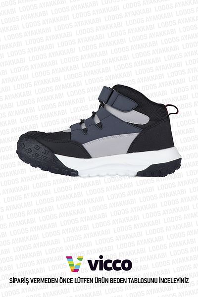 Vicco Annie Light Phylon Boy's Outdoor Black Boots