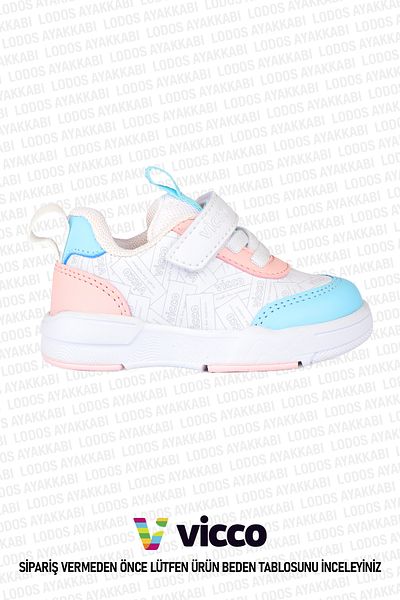 Vicco Ling Model Baby Girl and Child Light White/Powder Sneaker