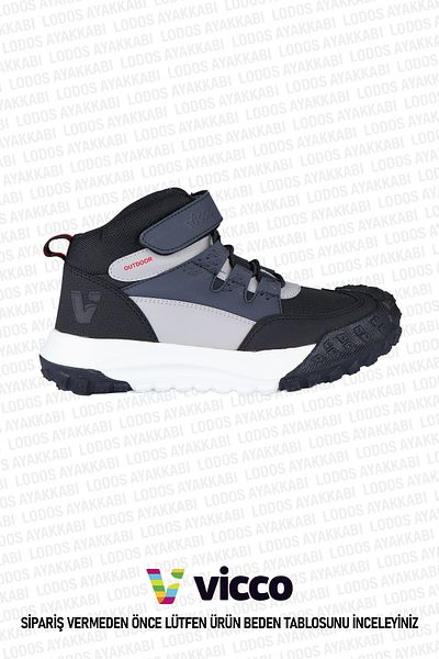 Vicco Annie Light Phylon Boy's Outdoor Black Boots