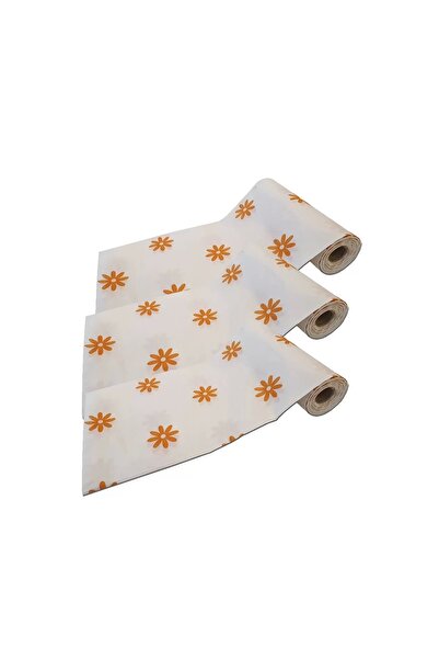 SER-AT Tek Kullanımlık Masa Örtüsü Pembe Çiçekler - 100x120cm 10'lu