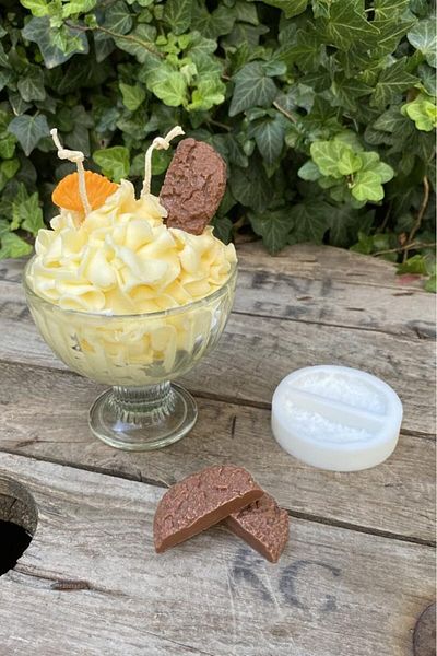 STOREMAX Ntwork Concept Cookie Half Double Candle Mold (Silicone) Art 1087243