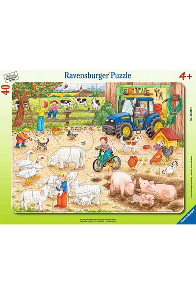 STOREMAX Rpc063321 Children's Puzzle with Frame, Big Farm Star Buy Bz 1087243