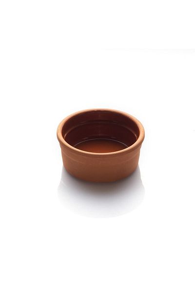 Viapot Florya Suffle Soil Bowl 150 ml - Brown Glazed Inside - 4-Piece Pottery