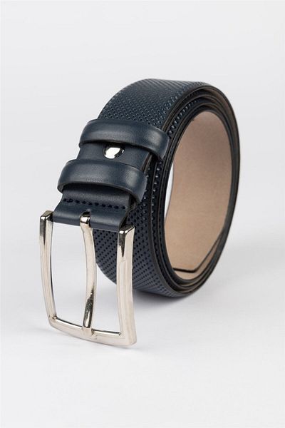 Tudors Ανδρική ζώνη 3,5 εκ. Classic Navy Blue