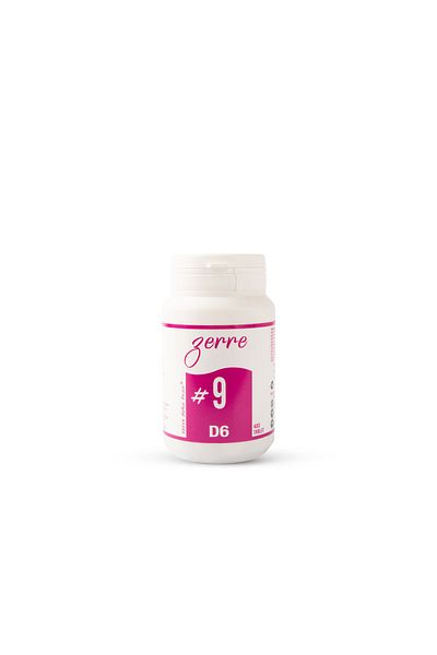 Avogadro Homeopati Schüssler Zerre Tissue Salt -#9 400 Tablets