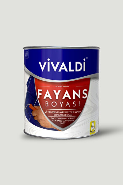 Vivaldi Boya Fayans Boyası - Astar Ve Vernik Gerektirmeyen Boya - (5L-20L) Tezgah, Mermer, Banyo, Zemin Boyası
