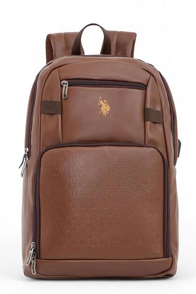 U.S. Polo Assn. Unisex Tan Backpack - Plevr23718