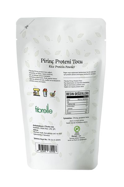 Fibrelle Pure Pea Protein Powder 100Gr
