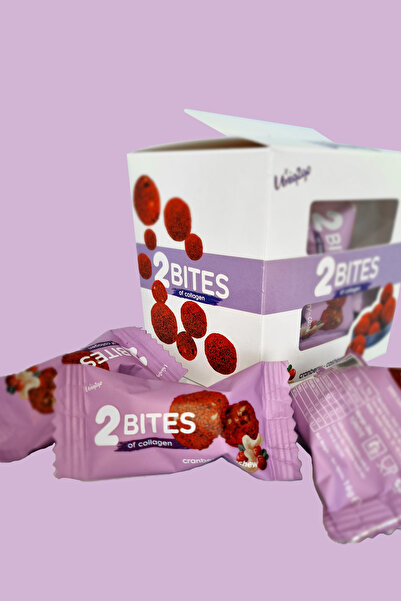 Uniq2Go Collagen-Protein Ball with Cashew and Cranberry Particles - 2 Bites (10 Pieces x 16g)