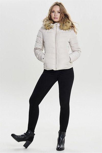 ONLY Γυναικείο παλτό Puffer με κουκούλα 15158943