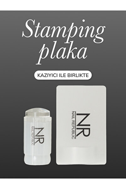 Nail Republic Silindir Stamping Mühür – Uzun ve Geniş Desen Aktarımı İçin