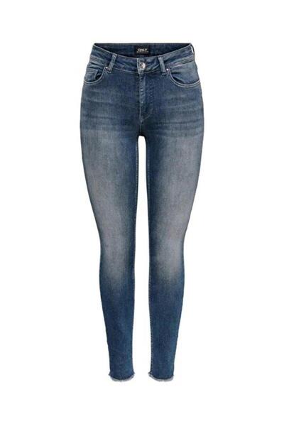 ONLY Women's Mid Waist Patterned Jeans Trousers 15216970