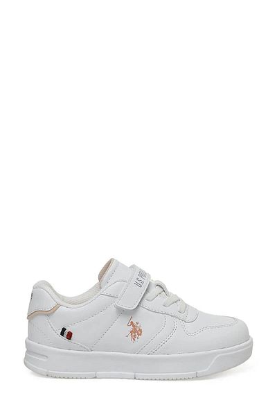 U.S. Polo Assn. ANDREI JR 3PR White Girls' Sneaker