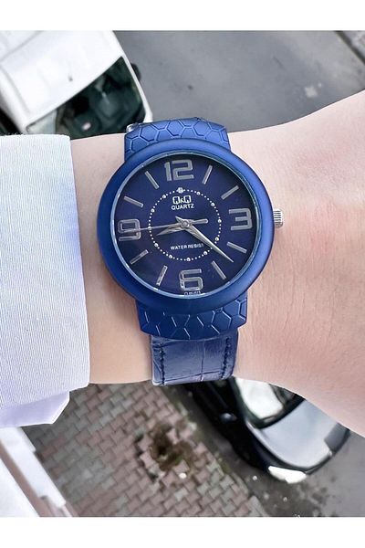 Q&Q Women's Leather Cord Wristwatch