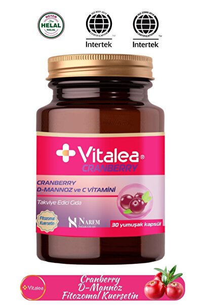Vitalea Cranberry 30 Yumuşak Kapsül