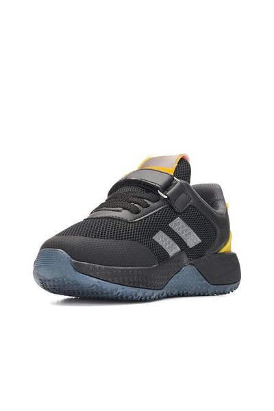 homiro Black-yellow Booties Filet - Laced and Banded
