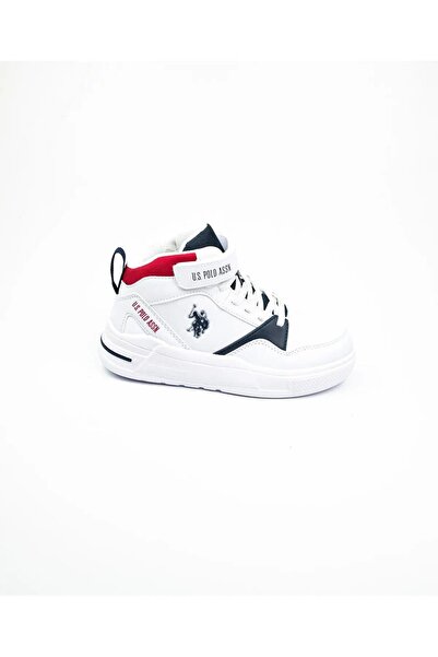 U.S. Polo Assn. حذاء رياضي للأطفال من يو إس بولو أسن 101392184 سبارتا أبيض عا...