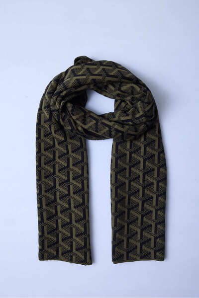 Sebir Moda Πλεκτό κασκόλ με σχέδιο Y