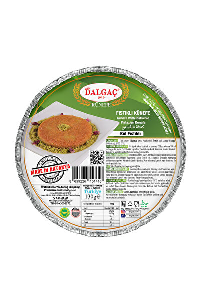DALGAC KÜNEFE Dalgaç Fıstıklı Künefe 130 gr (10 ADET)