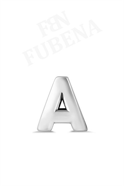 Fubena Letter a Silver Charm