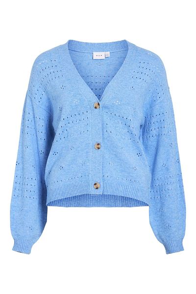 VILA Strickjacke V-Ausschnitt