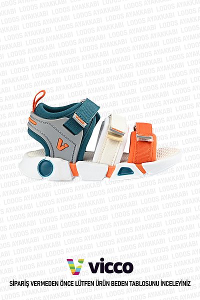 Vicco Gorbi Model Baby Boy and Child Green Sandals