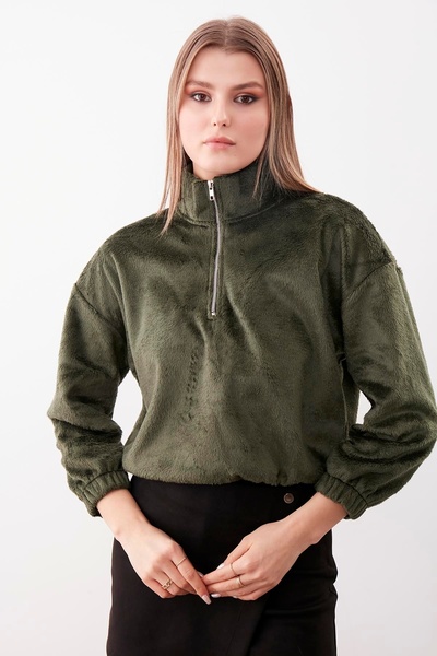 Vitrin Plyšový límeček se stojáčkem na zip