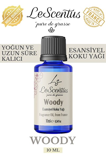 lescentus Woody  Esansiyel Koku Yağı Buhurdanlık Yağı Difüzör Hobi Esansı Oda...